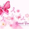 Watercolor Breast Cancer Awareness Month Paint By Numbers