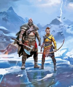 God Of War Ragnarok Paint By Numbers