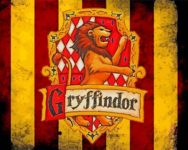 Gryffindor Logo Paint By Numbers