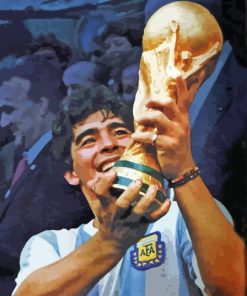 Diego Maradona Paint By Numbers